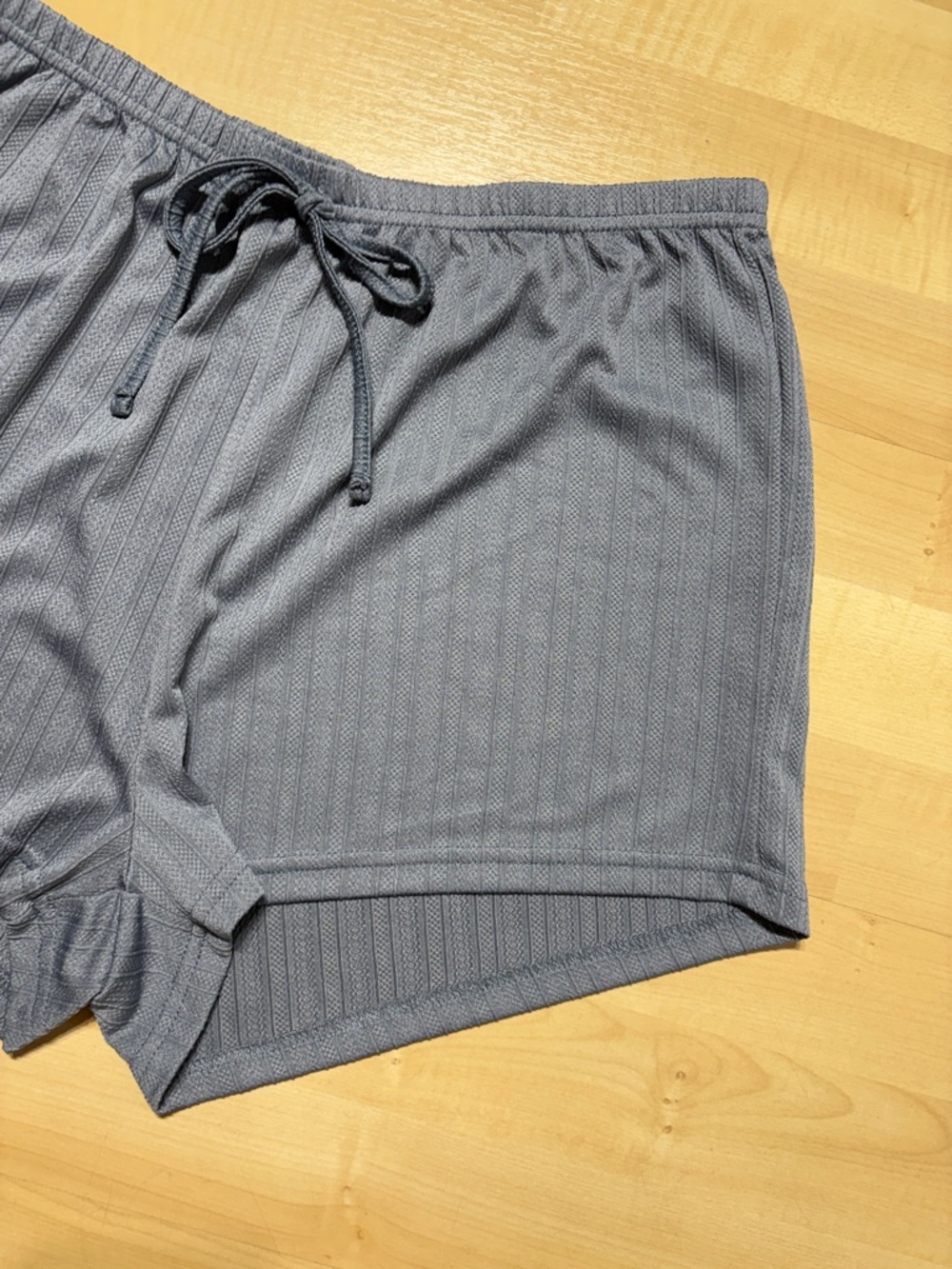 Women's Ribbed Lounge Shorts — Gray - Picture 3 of 5